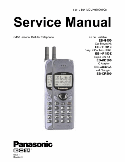 Panasonic EB-G450 Service Manual Personal Cellular Telephone - (2.264Kb) 2 Part File - pag. 108